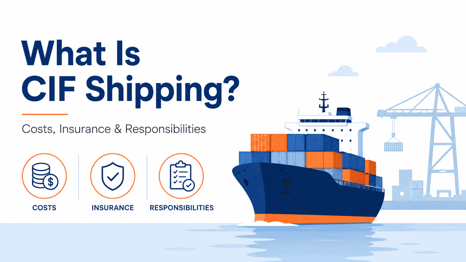 What Is CIF Shipping? Costs, Insurance, and Buyer&ndash;Seller Responsibilities Explained
